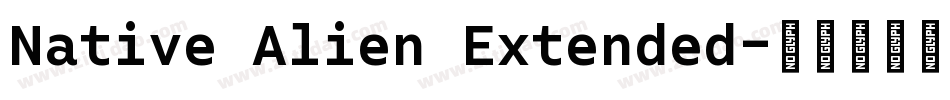 Native Alien Extended字体转换